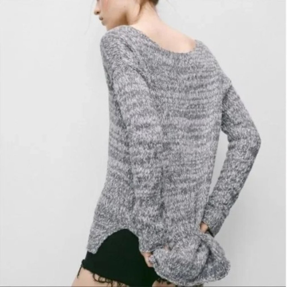 Talula "Azurelee" Cotton/Cashmere Blend Relaxed Fit Sweater- Sz. XS - Picture 2 of 16